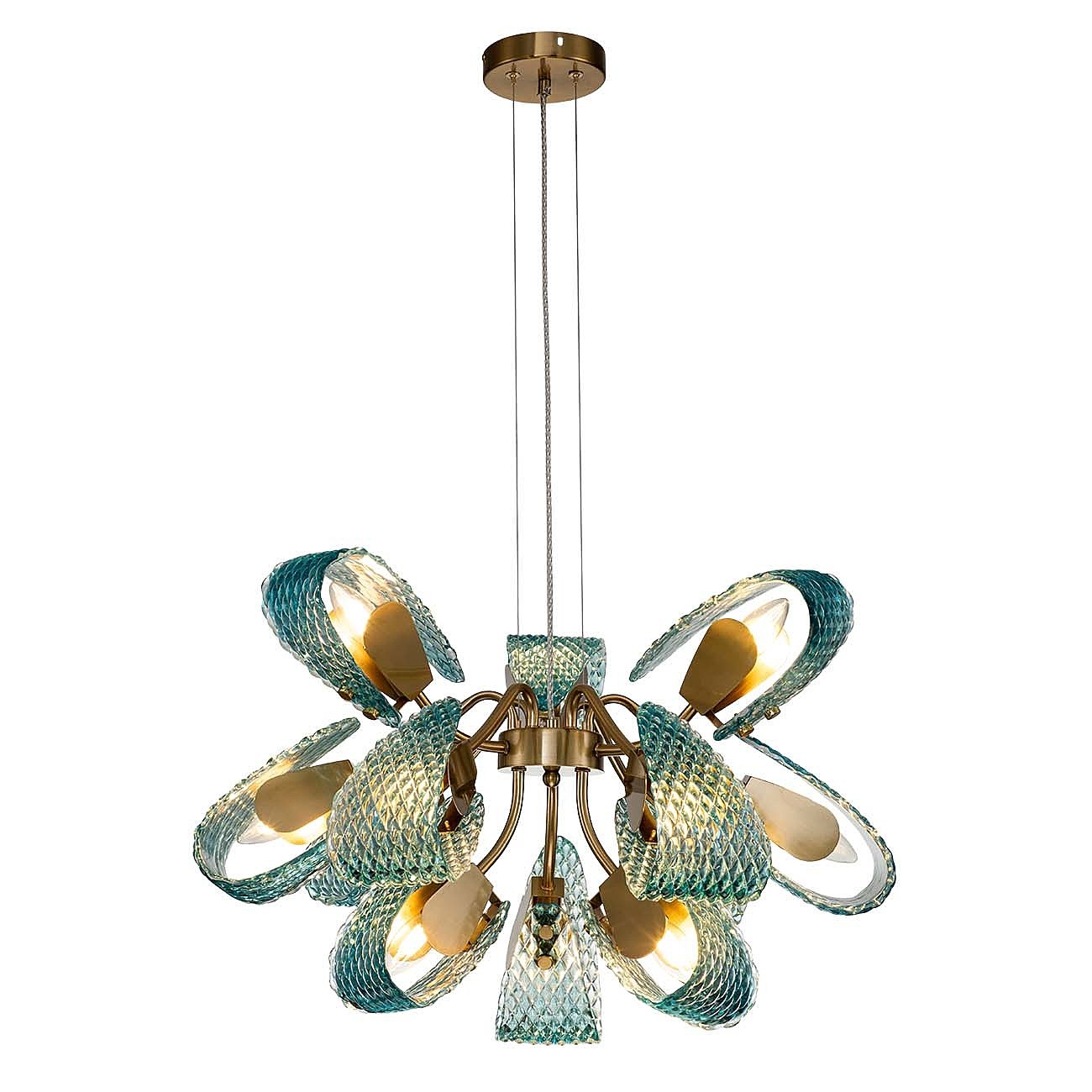 Подвесная люстра Indigo Fless 11033/12P Blue V000340