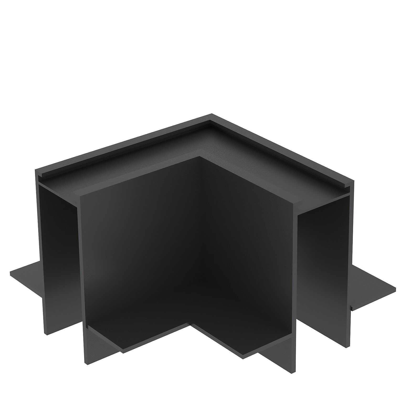 Угол потолок-потолок встраиваемый Denkirs TR2112-BK