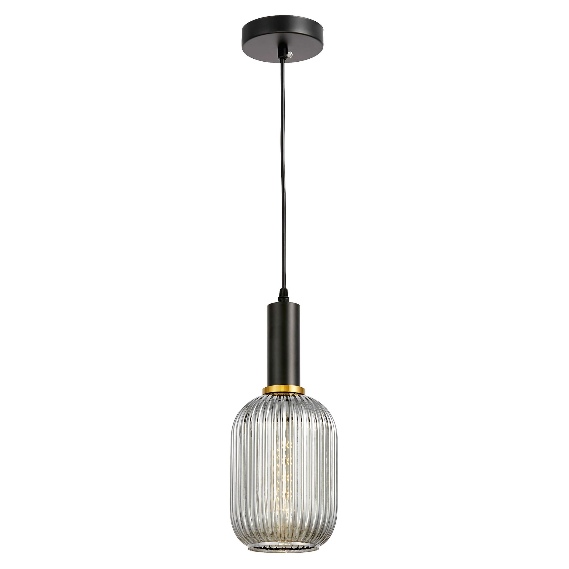 Светильник подвесной Lumina Deco LDP 1218-1 GY+BK