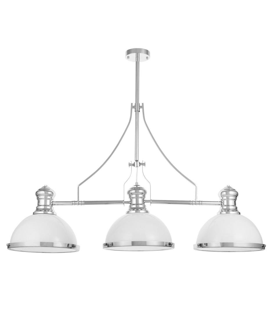 Потолочная люстра Lumina Deco ETTORE LDP 710-3 WT+CHR