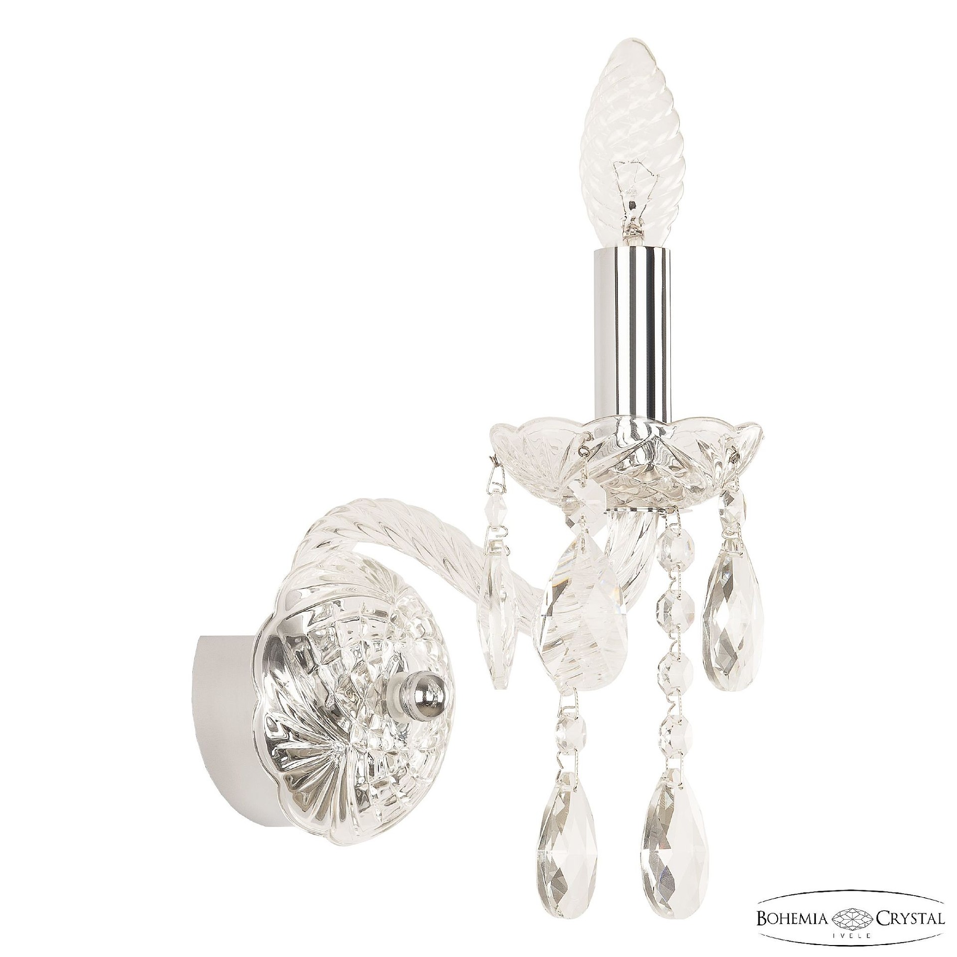 Настенное бра Bohemia 107 107B/1/141 Ni