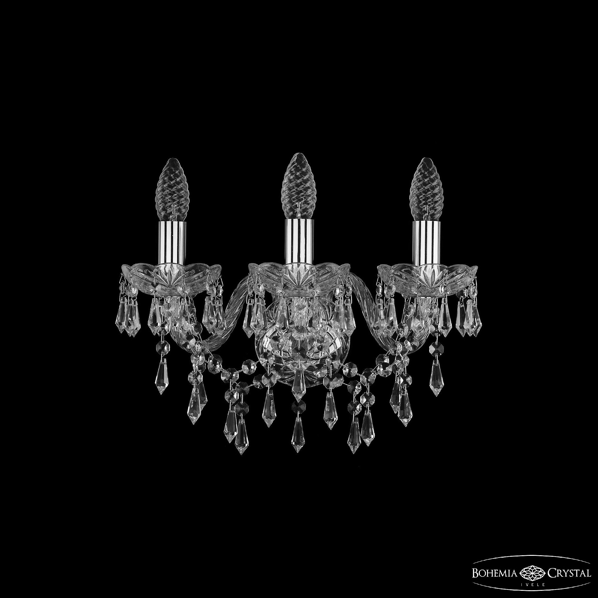 Настенное бра Bohemia 1403 1403B/3/141 Ni