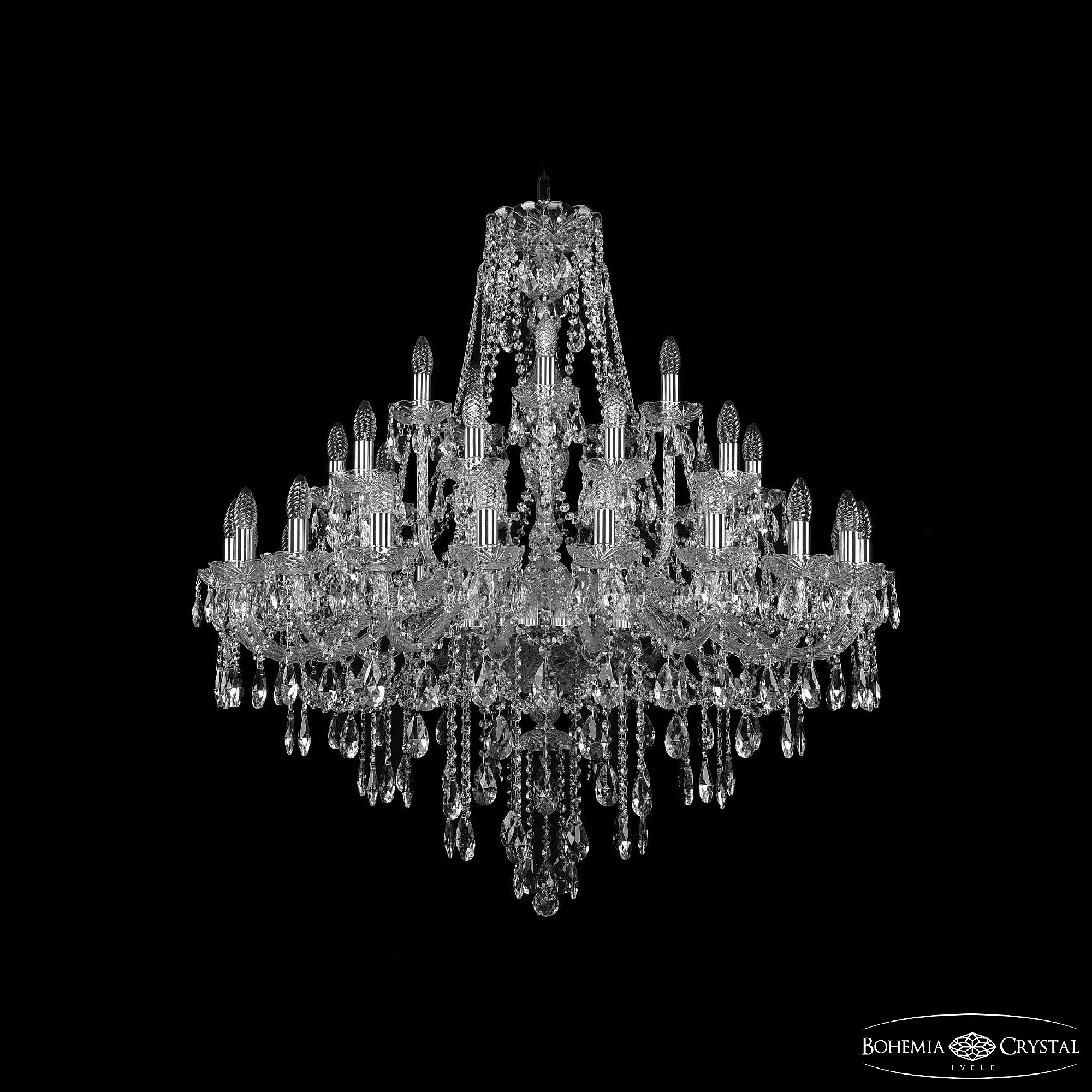 Подвесная люстра Bohemia 1415 1415/20+10+5/360 Ni