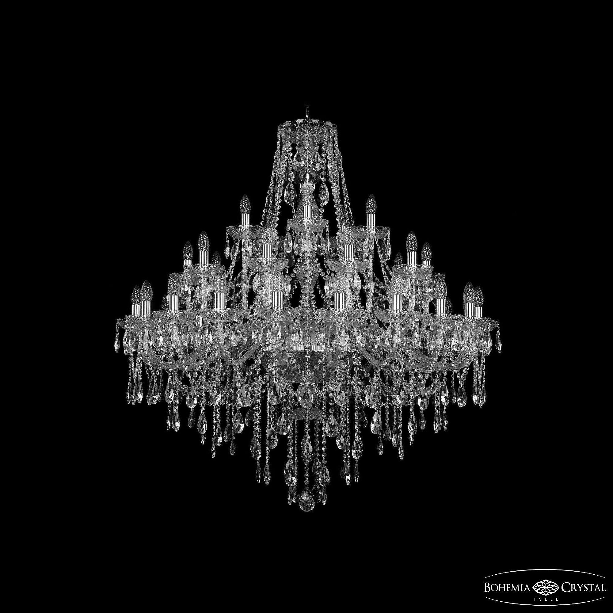 Подвесная люстра Bohemia 1415 1415/20+10+5/400 Ni