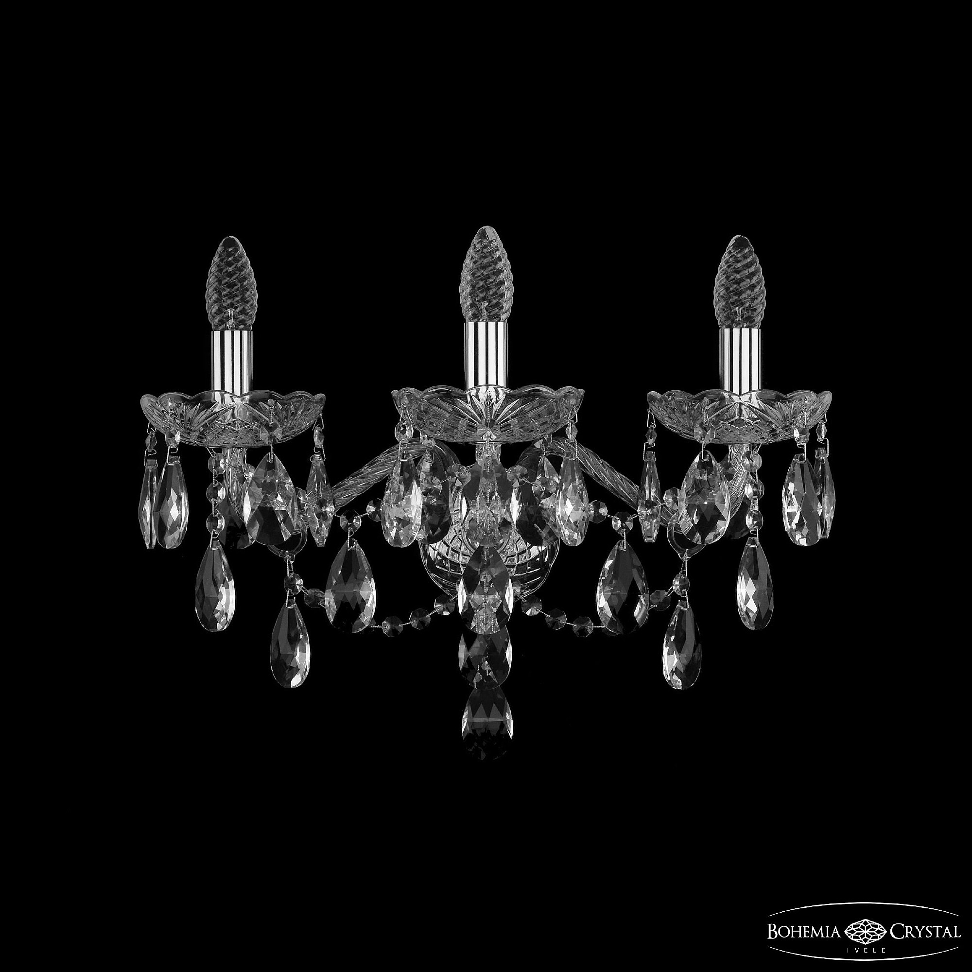 Настенное бра Bohemia 1415 1415B/3/200/XL Ni