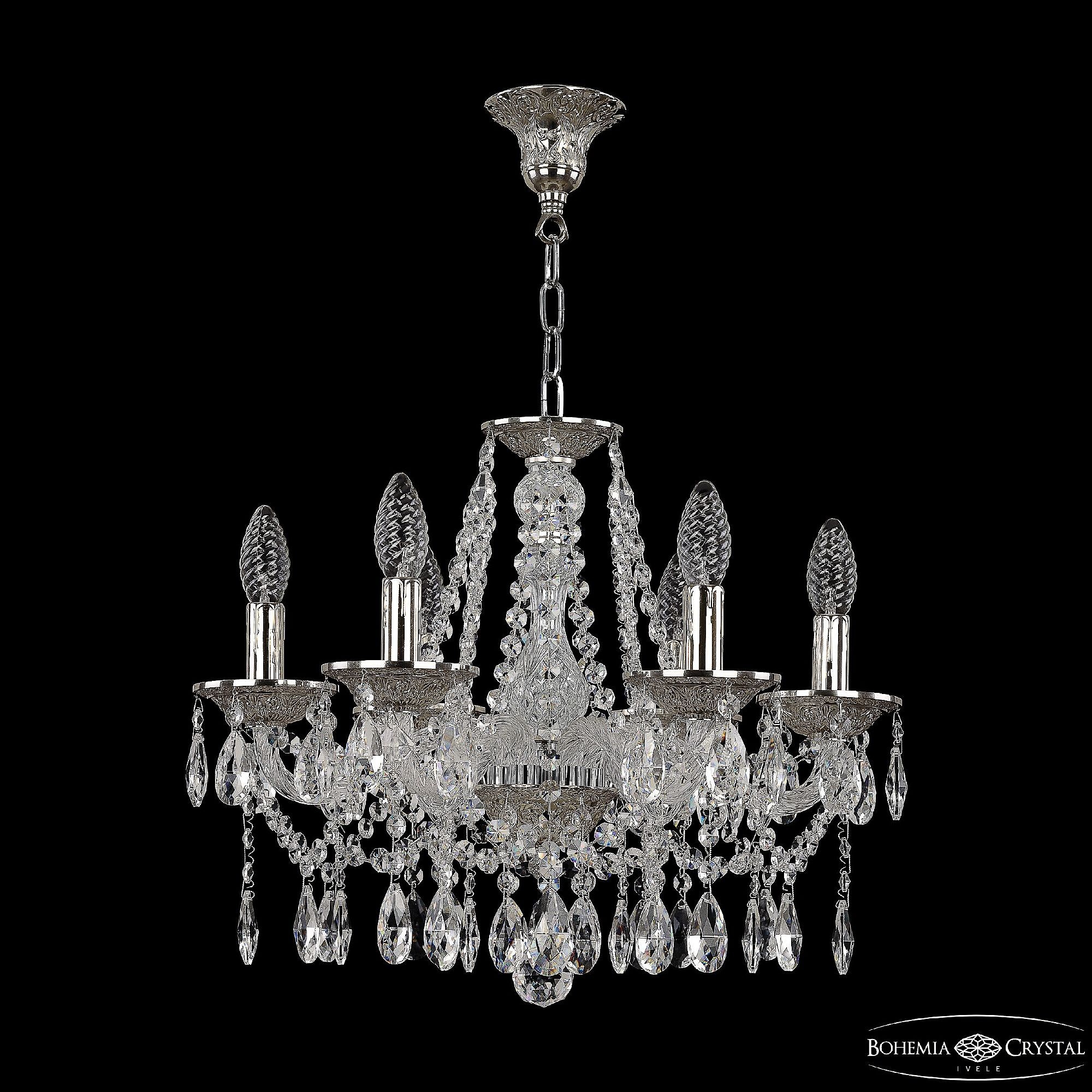 Подвесная люстра Bohemia 1613 16213/6/165 Ni