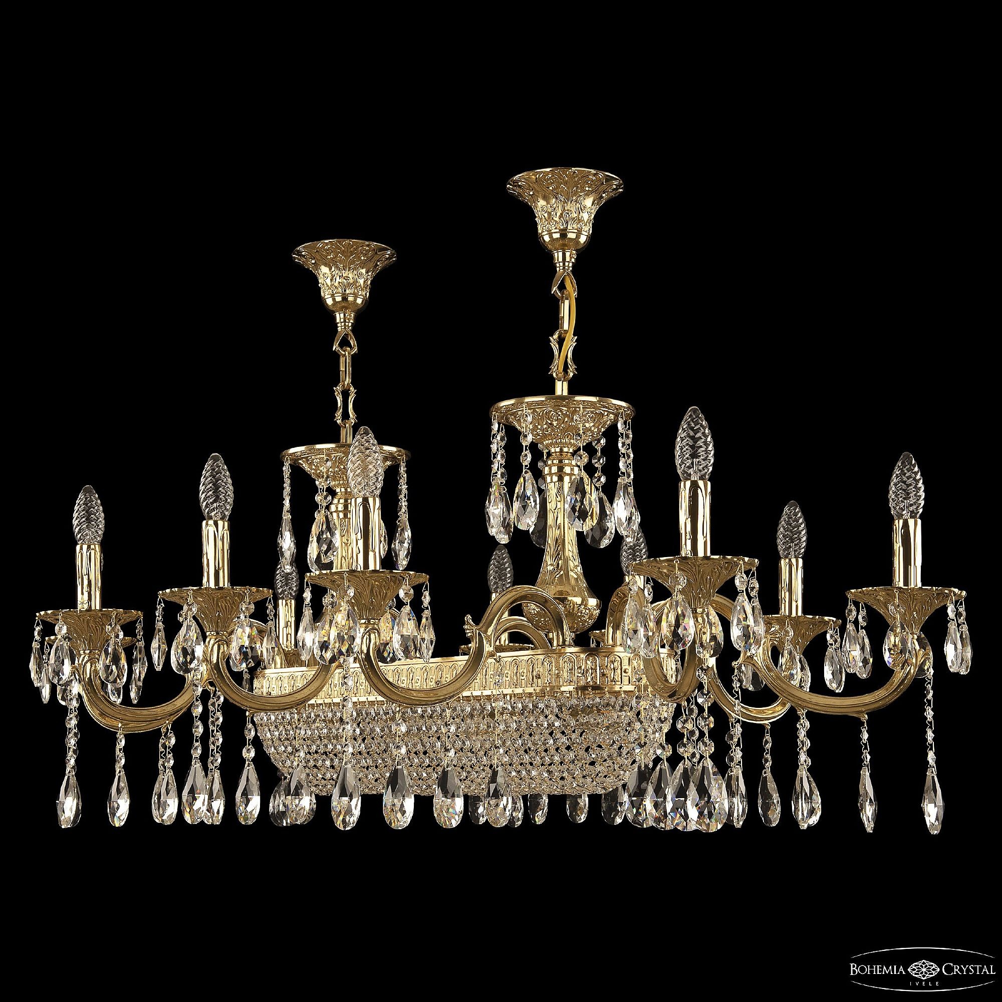 Подвесная люстра Bohemia Verona 72153/10/250/600 G