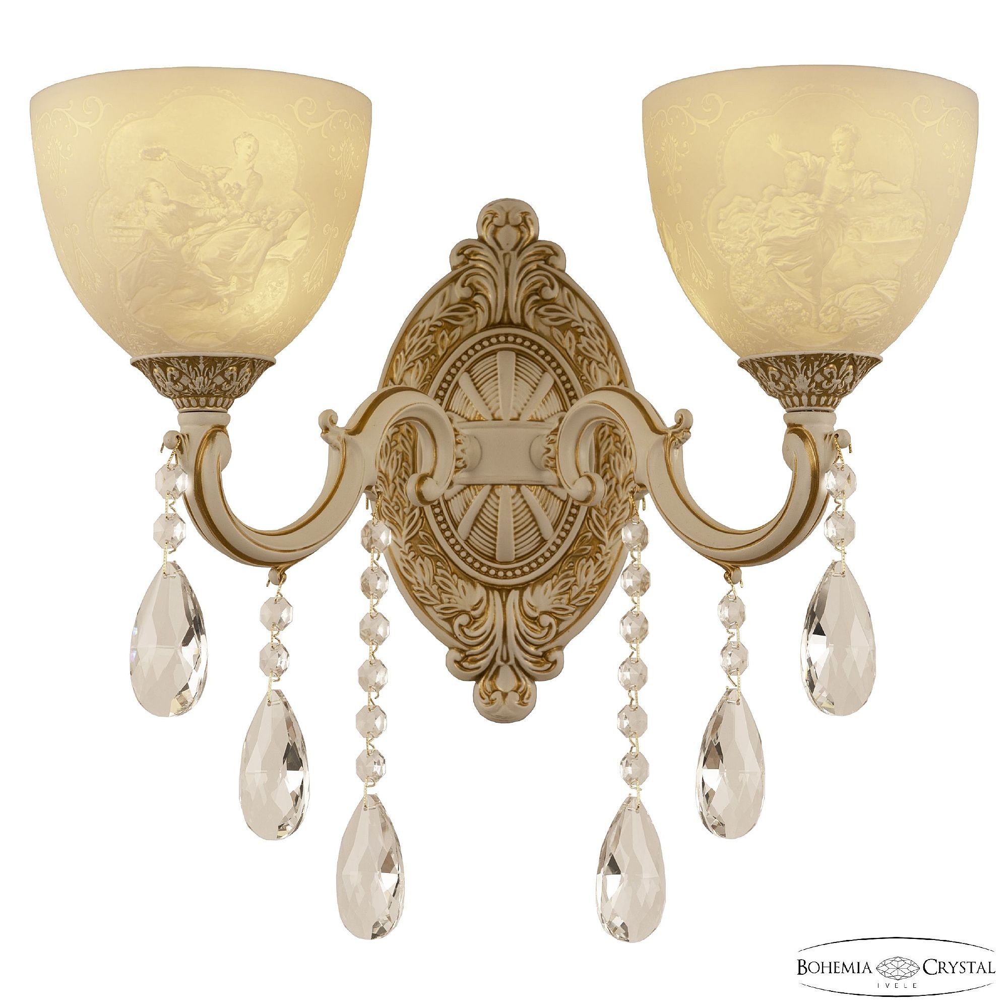 Настенное бра Bohemia AL7801 AL7801B10/2/175 B WMG P1 U Pair