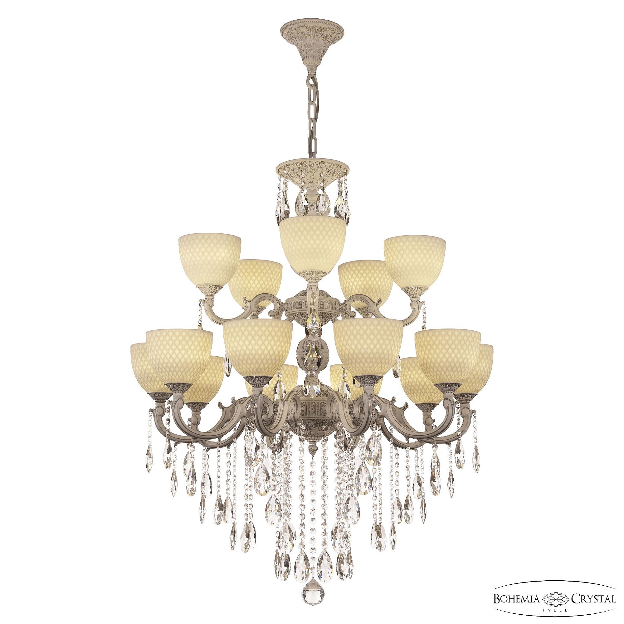 Подвесная люстра Bohemia AL7801 AL78101/10+5/250/2D B WMN P1 U Wave