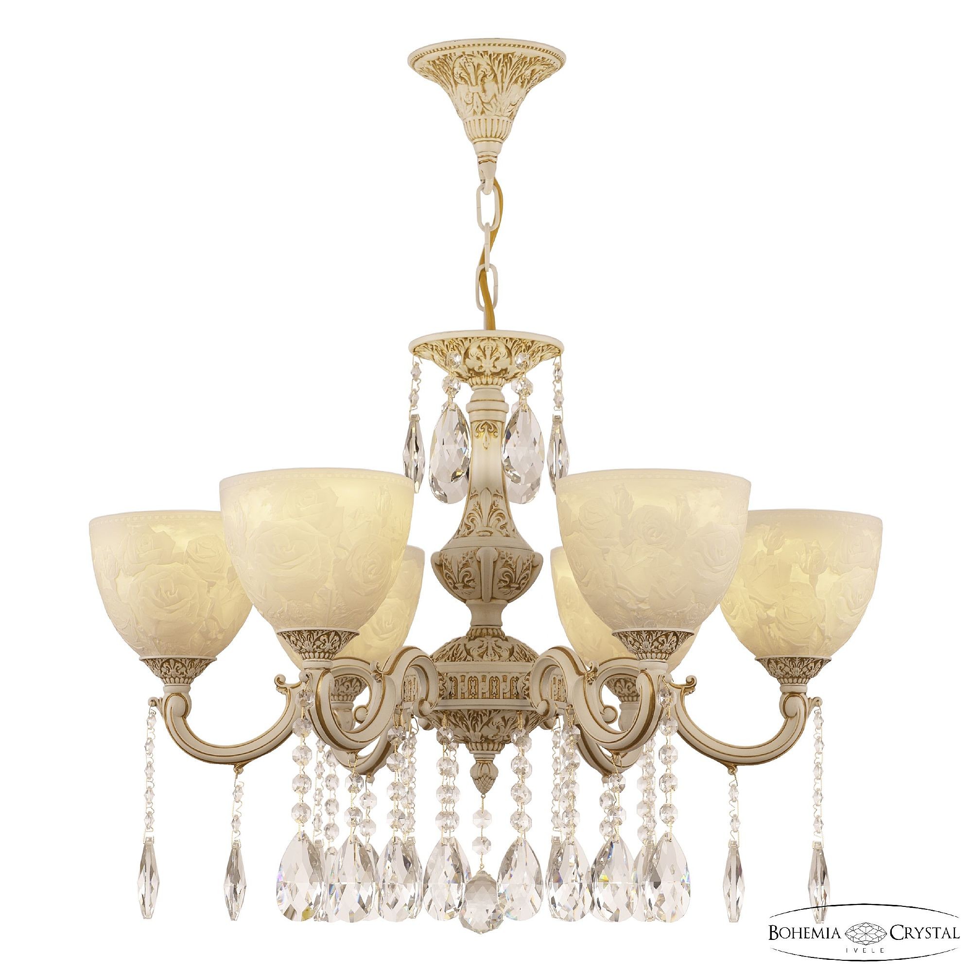 Подвесная люстра Bohemia AL7801 AL78101/6/175 A WMG P1 U Rose