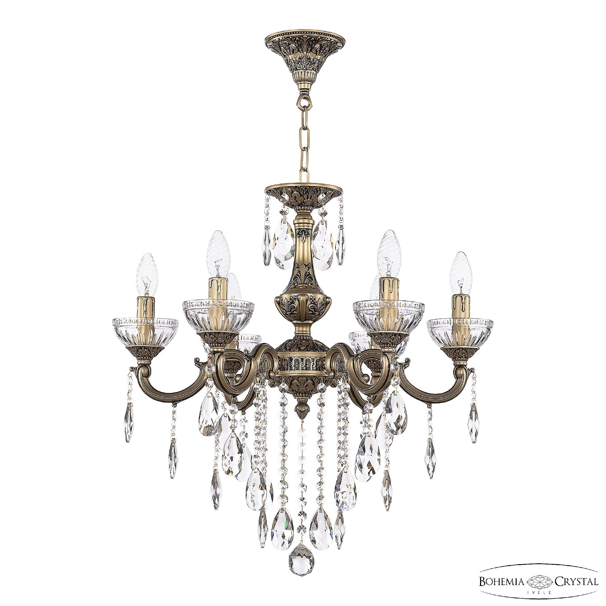 Подвесная люстра Bohemia AL7801 AL78101/6/175 B AGB P Clear/M-1G