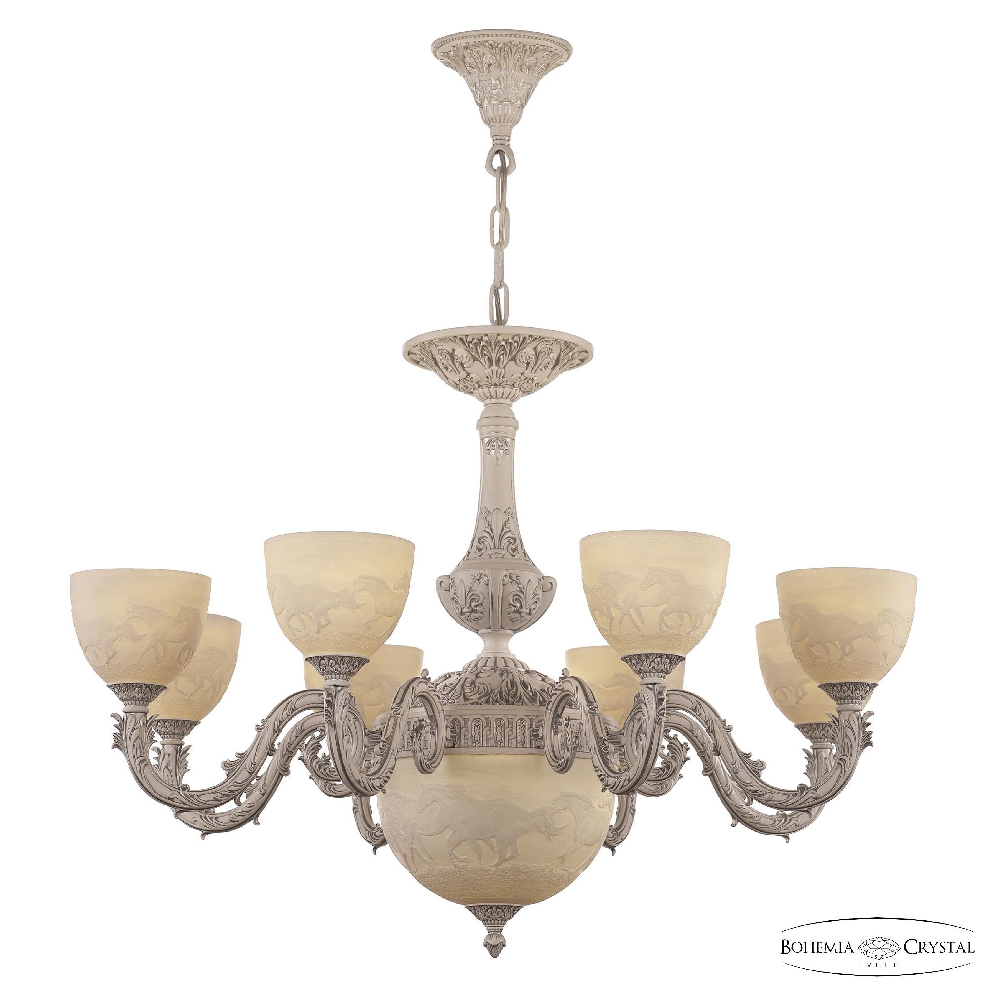 Подвесная люстра Bohemia AL7901 AL79101P/8/250 WMN P1 U Horse