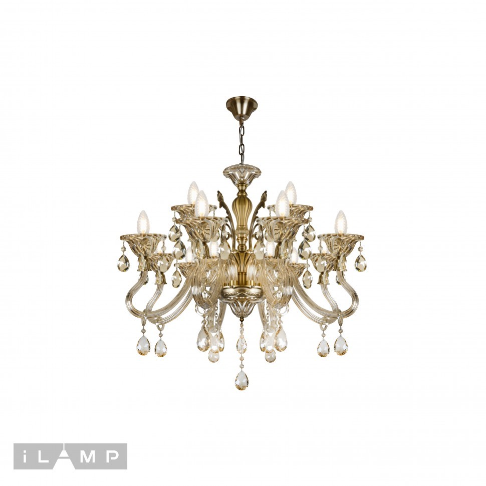 Люстра подвесная Asia iLamp 61082-8+4 BR