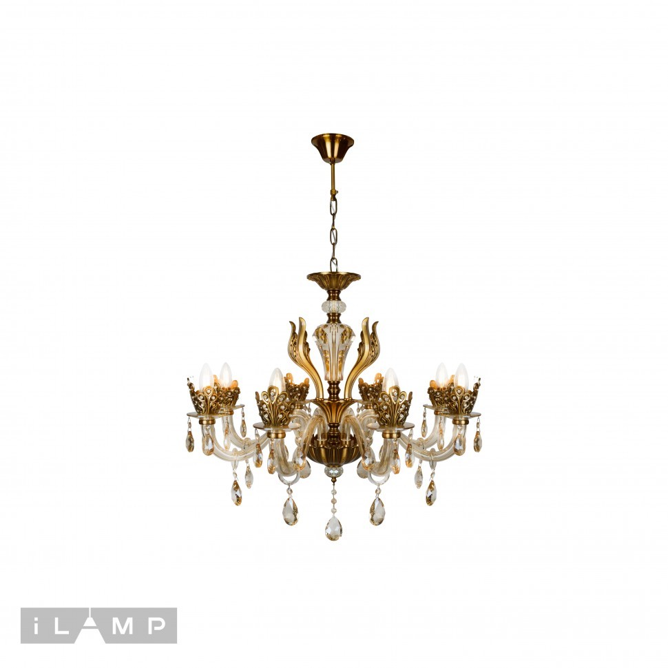 Люстра подвесная Asia iLamp 61078-8 BR