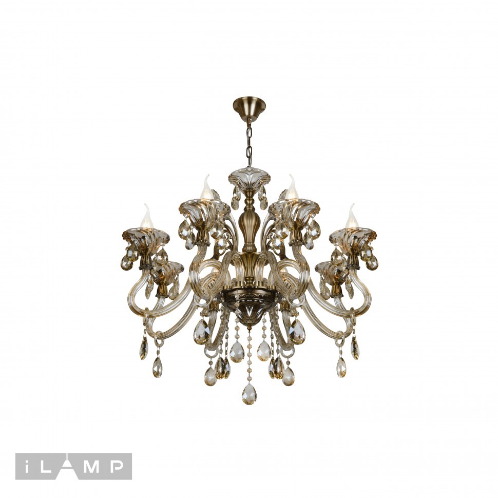 Люстра подвесная Asia iLamp 61082-8 BR
