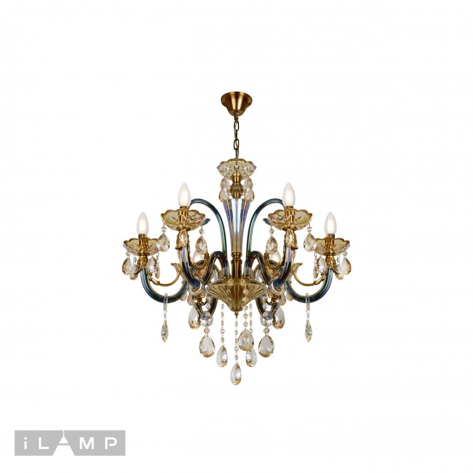 Люстра подвесная Asia iLamp 61081-6 BR