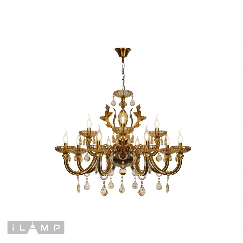 Люстра подвесная Asia iLamp 81069-8+4 BR