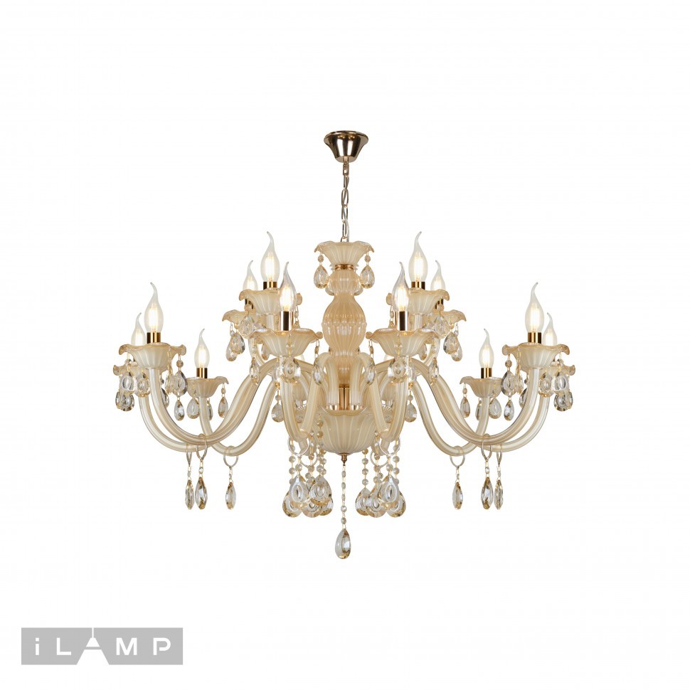 Люстра подвесная Asia iLamp 81072-10+5 WH