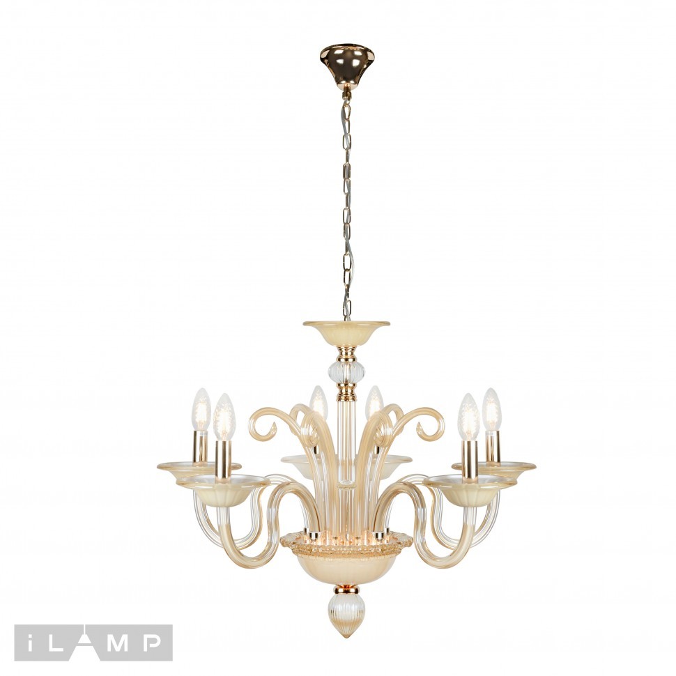 Люстра подвесная Classic iLamp P2318-6GD