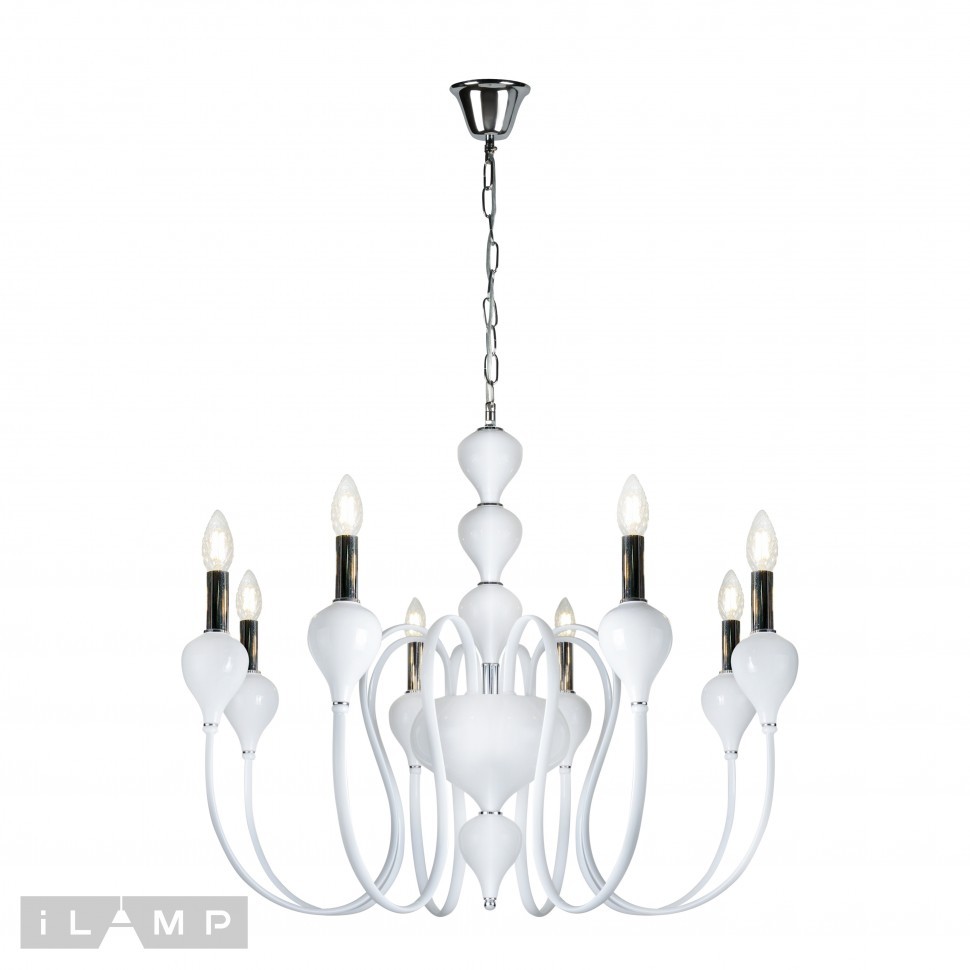 Люстра подвесная Lady iLamp 88003-8 WH