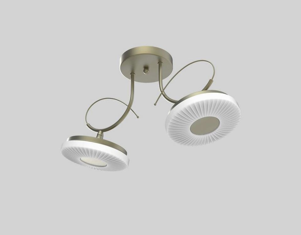 Потолочная люстра Мелодия Света 060-L10-2 AB 000021573