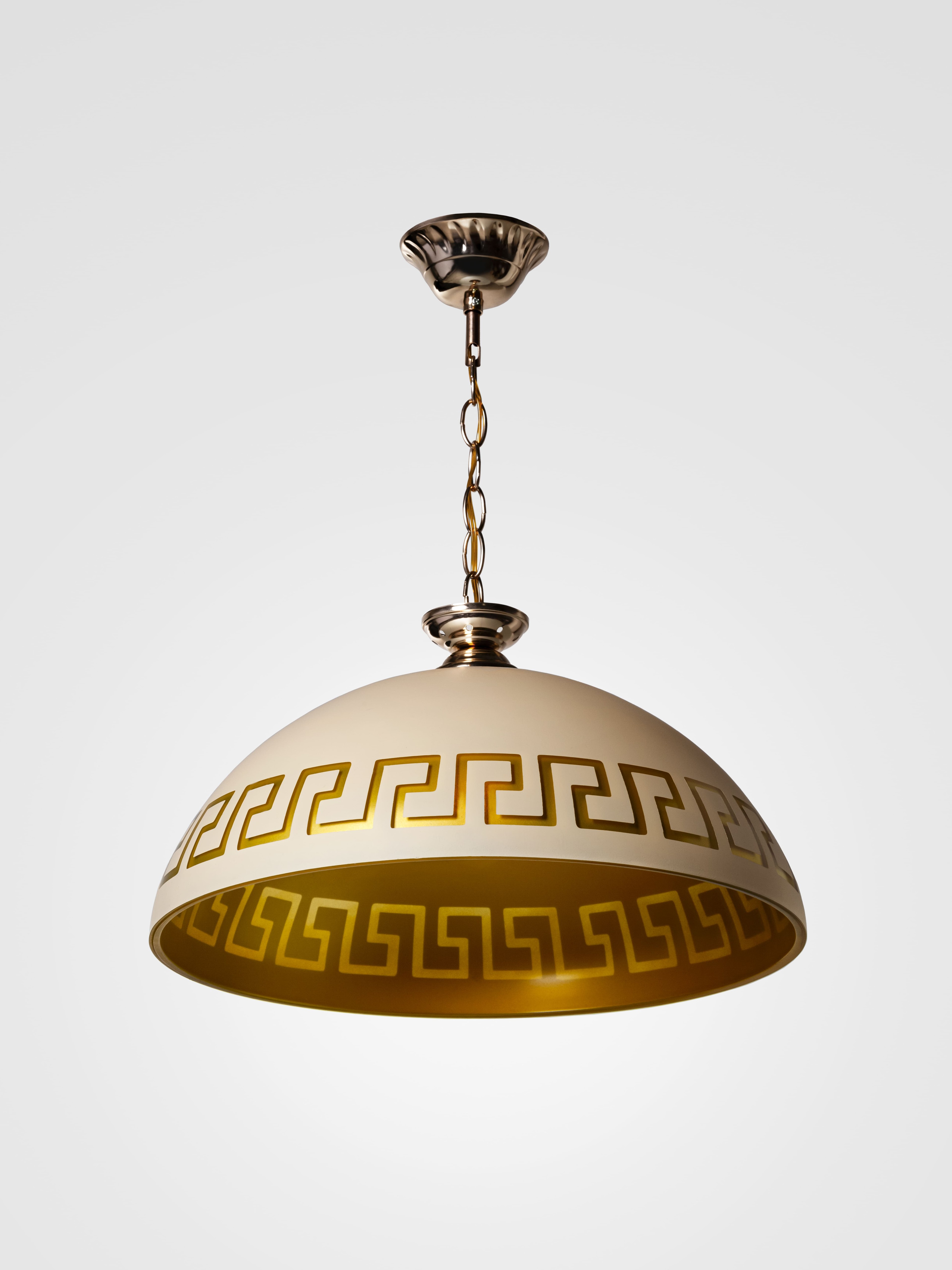 Светильник подвесной Мелодия Света Greece R4001-1P-350 YL+GD 000040374