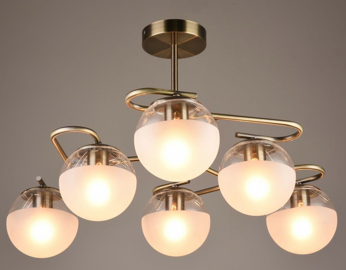 Потолочная люстра Мелодия Света P7439-6 AB 000025301