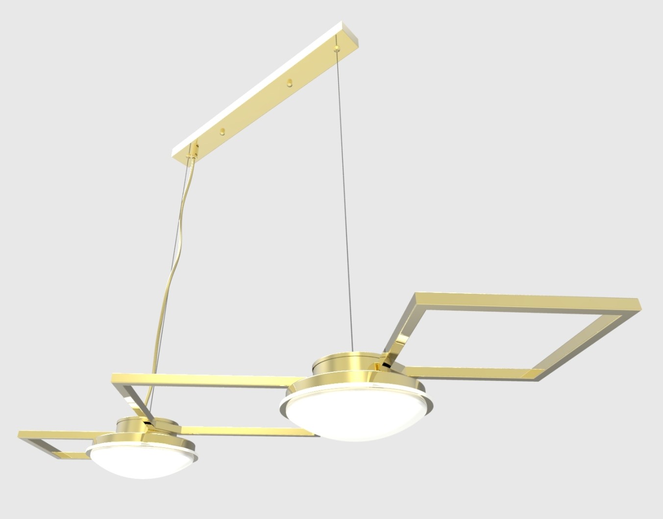 Подвесная люстра Мелодия Света Modern D015-M2-2 GD 000020491