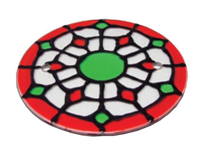 Стекло Декоративное Витраж Red IMEX Витраж-1 IL.0009.0265