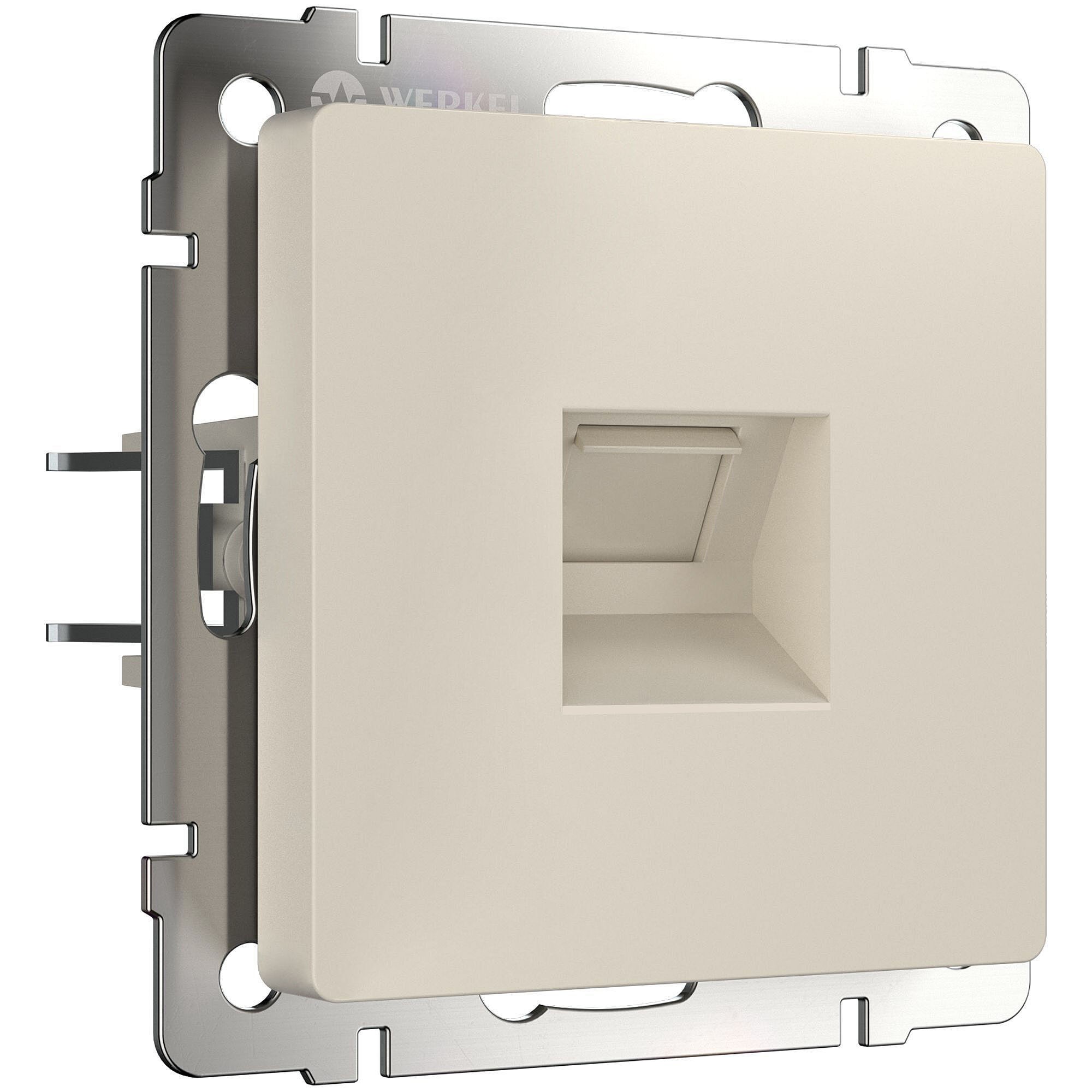 Розетка Werkel W1181062/ Розетка Ethernet RJ-45 (айвори матовый)