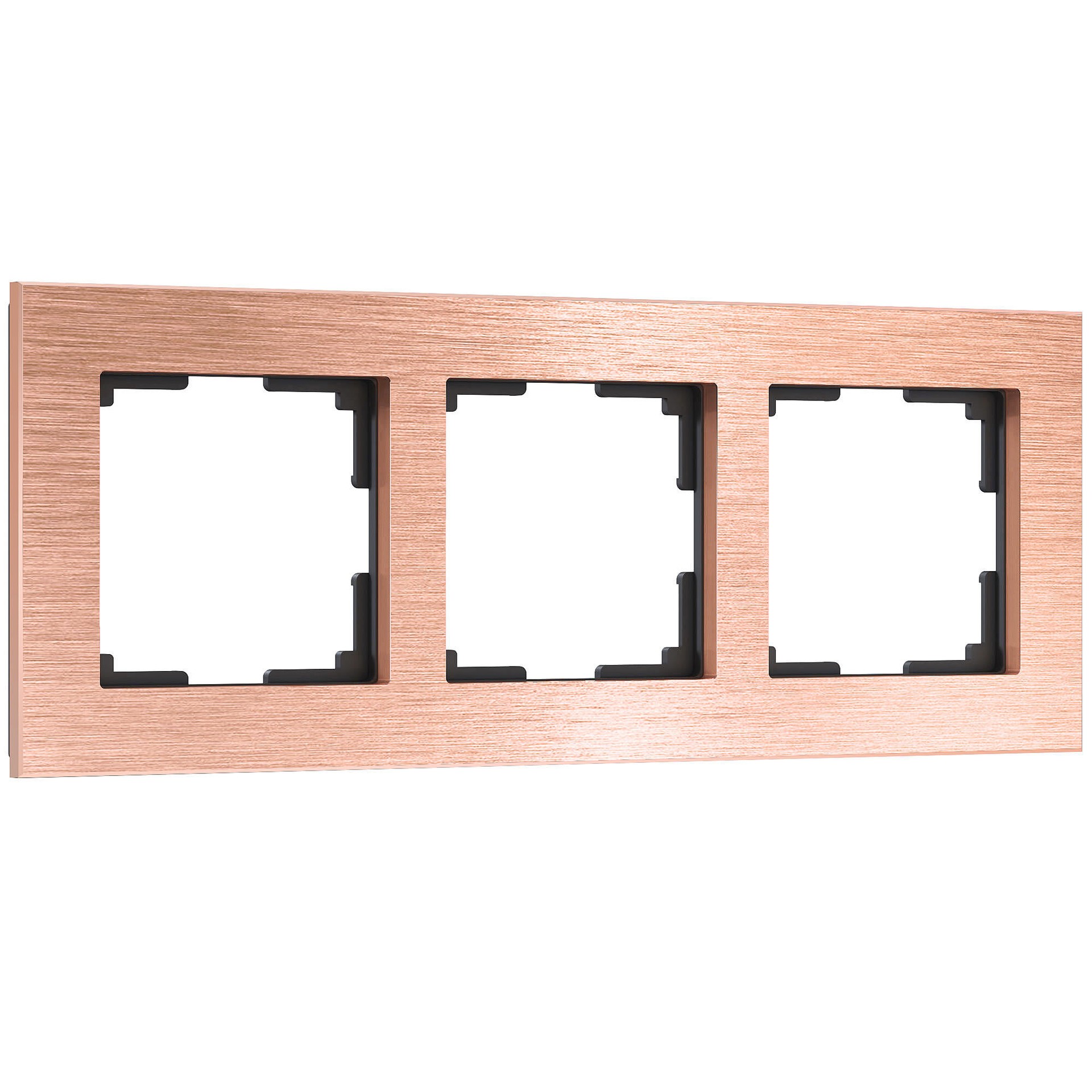 Рамка Werkel W0031712/ Рамка на 3 поста Aluminium (бронза)