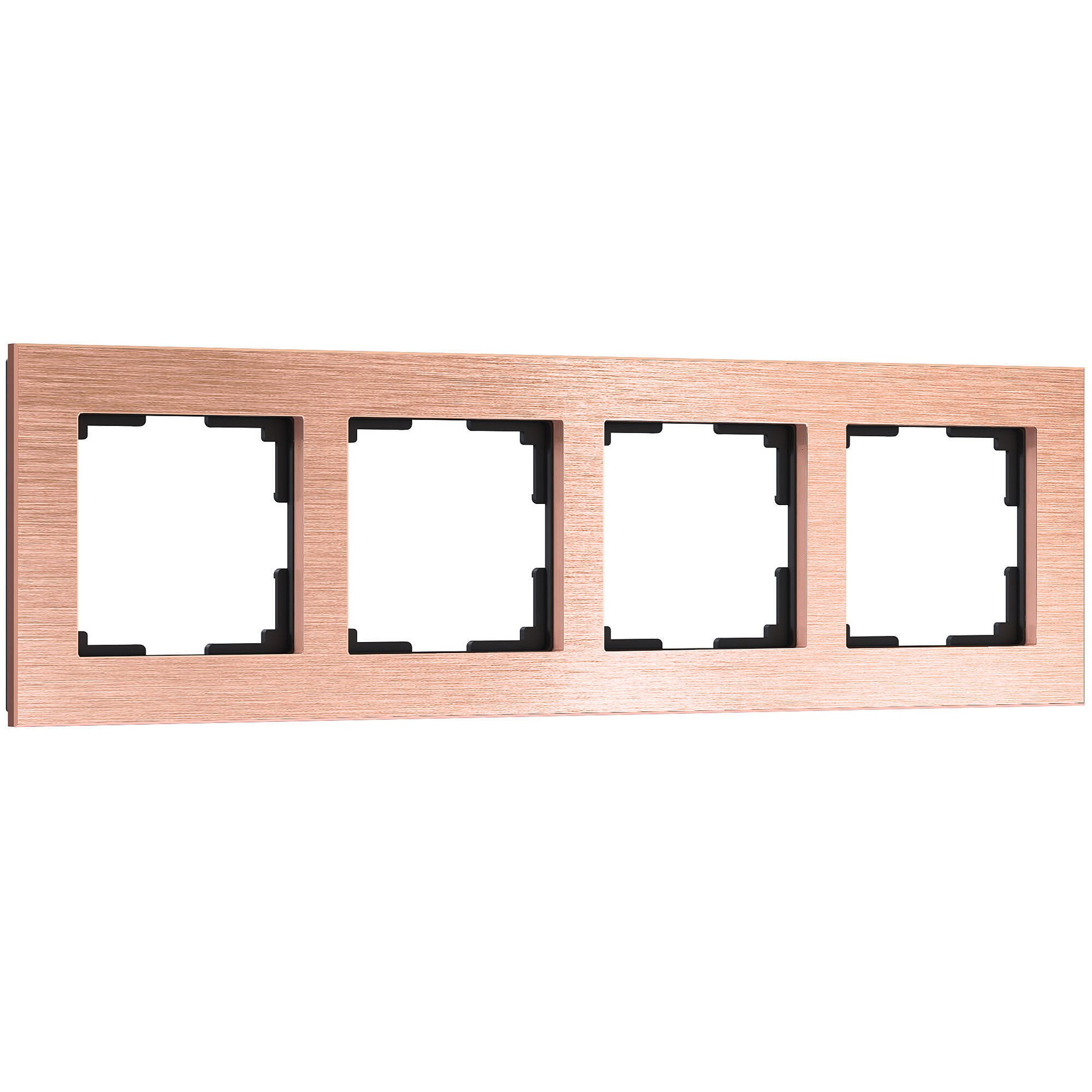 Рамка Werkel W0041712/ Рамка на 4 поста Aluminium (бронза)