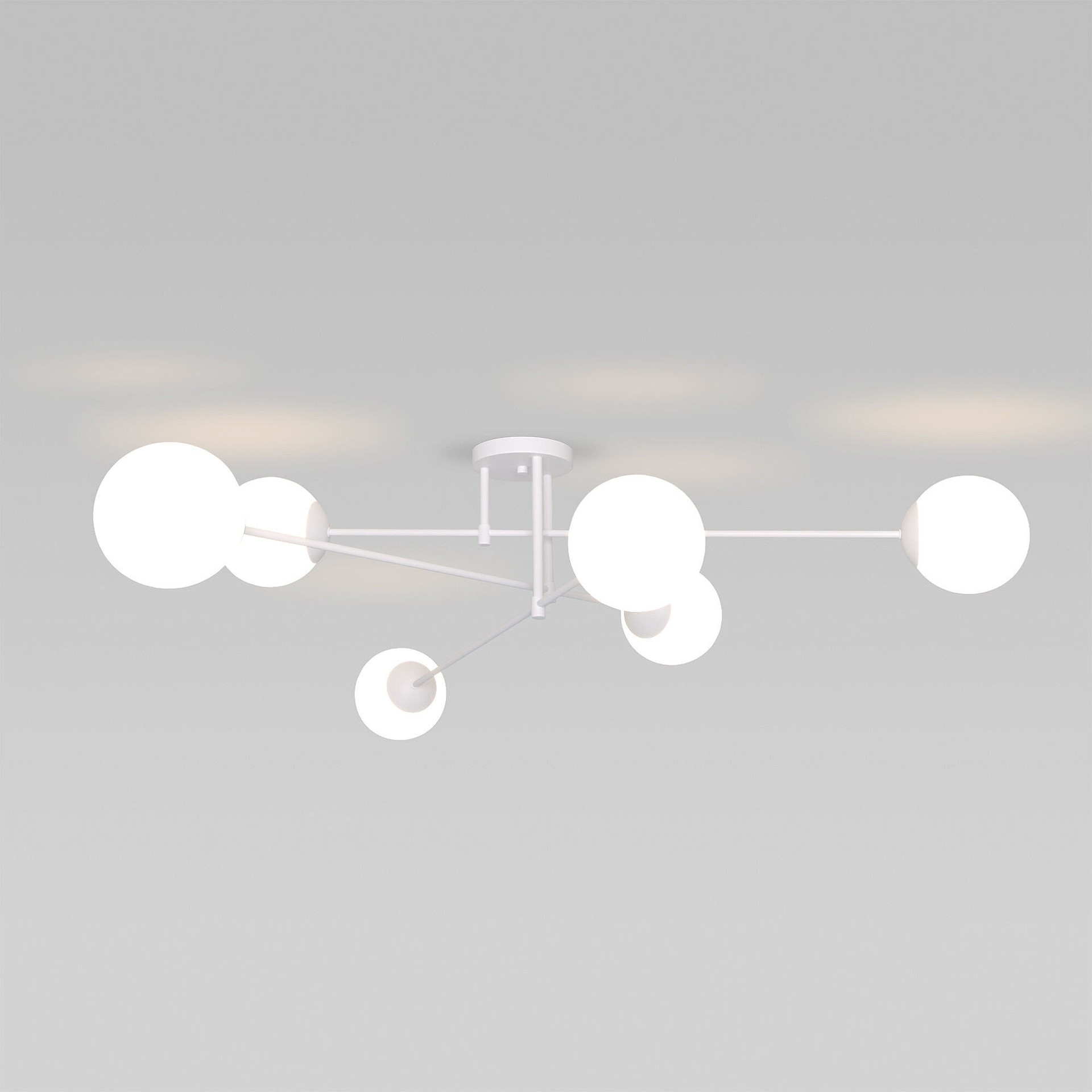 Потолочная люстра Eurosvet Netz 30181/6 белый Smart