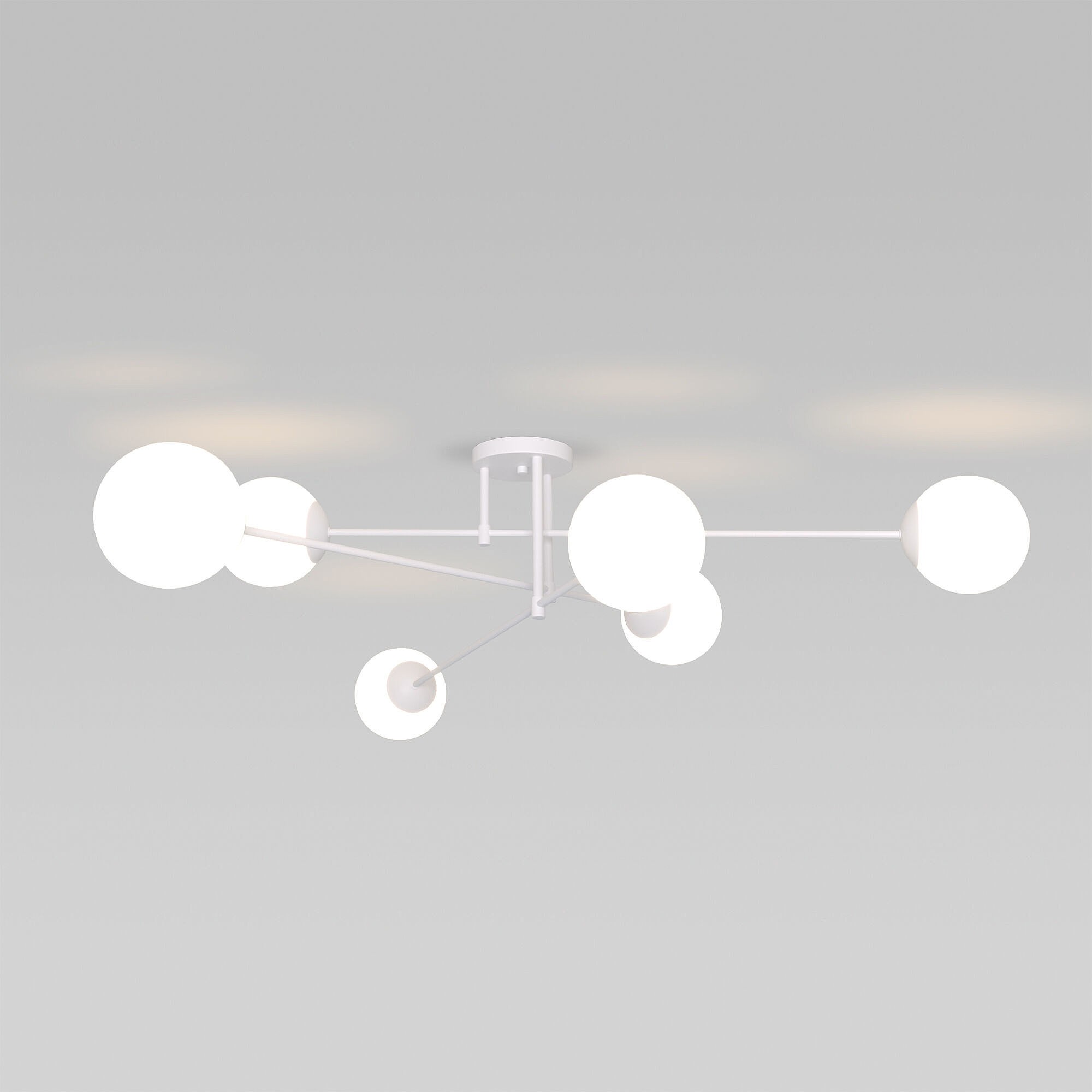 Потолочная люстра Eurosvet Netz 30181/6 белый Smart