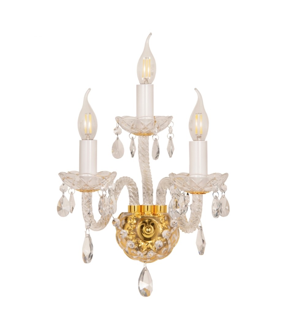 Настенное бра Lumina Deco Eliza LDW 7026-3 SL+GD