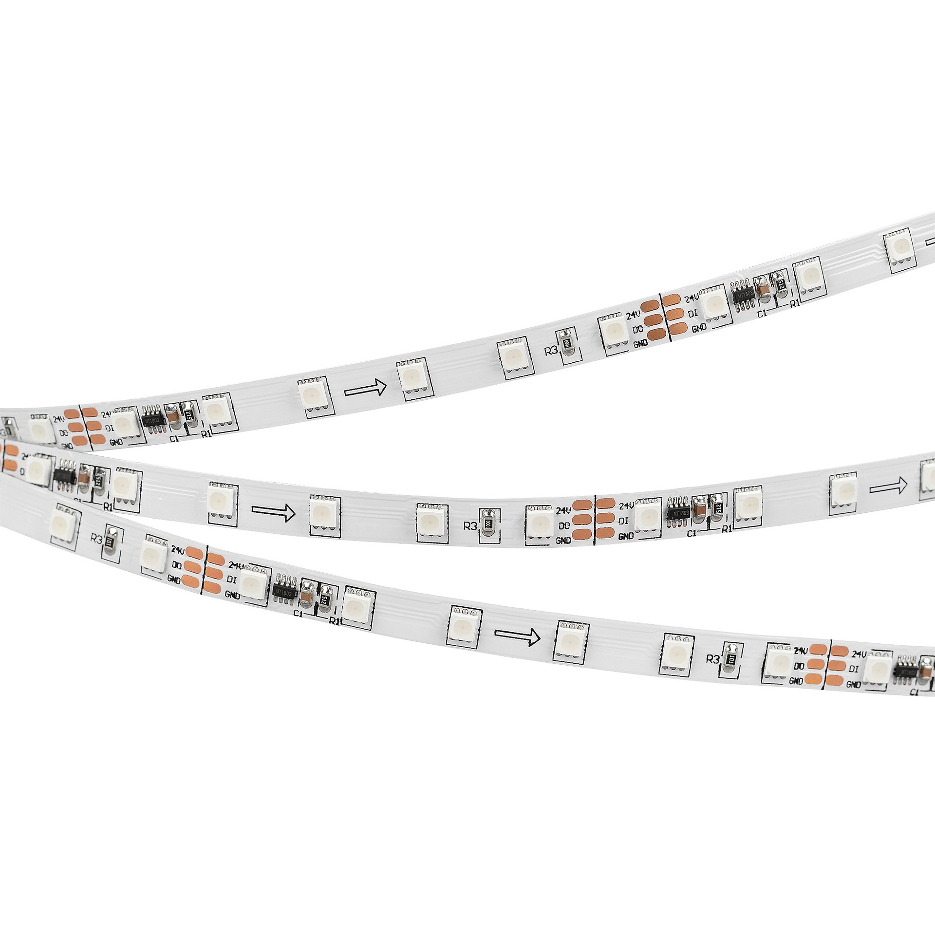 LED лента Arlight SPI открытая 030195(2)