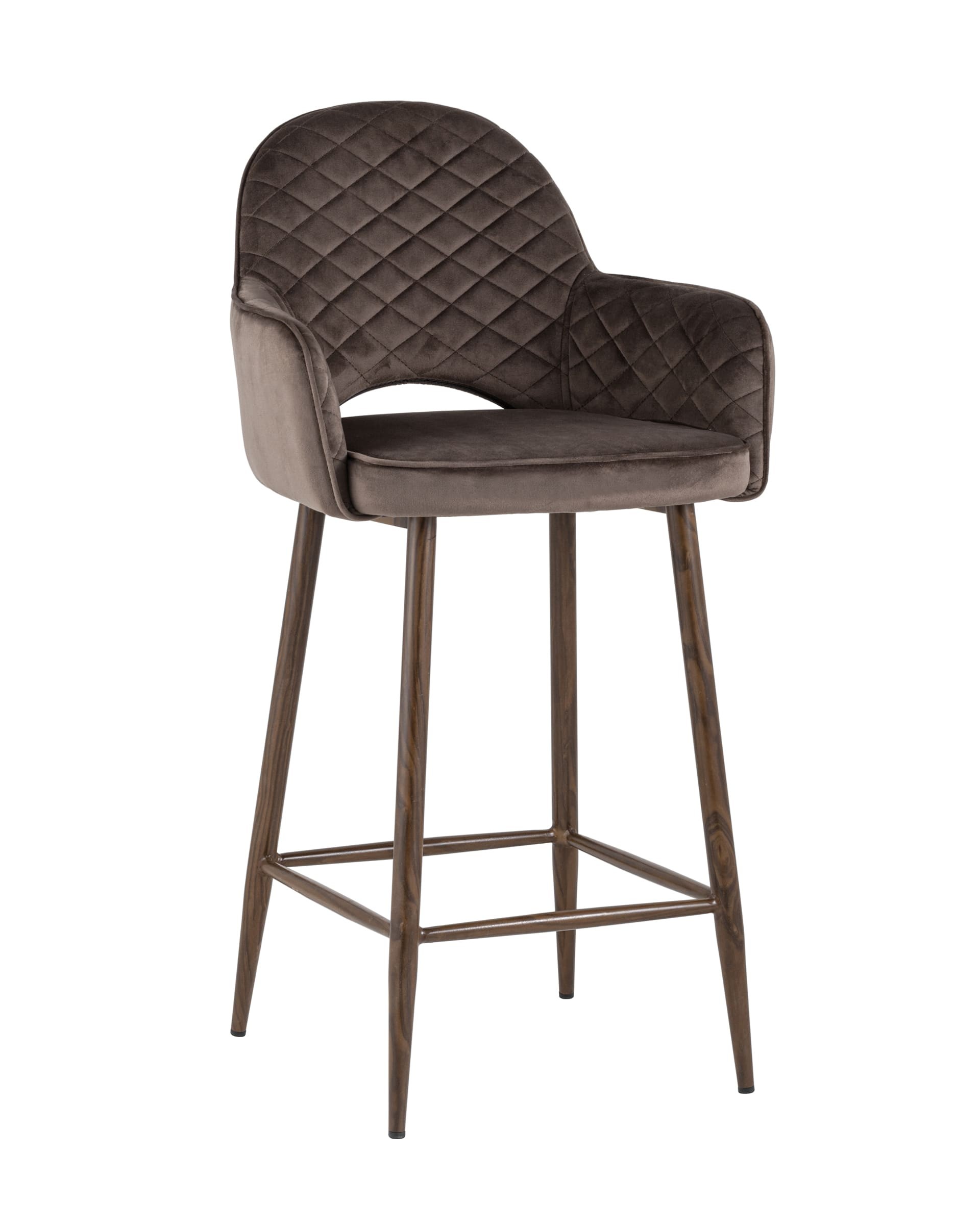 Полубарный стул Stool Group Венера диамант MC16-2YSC VELVET HLR-49 DUAL