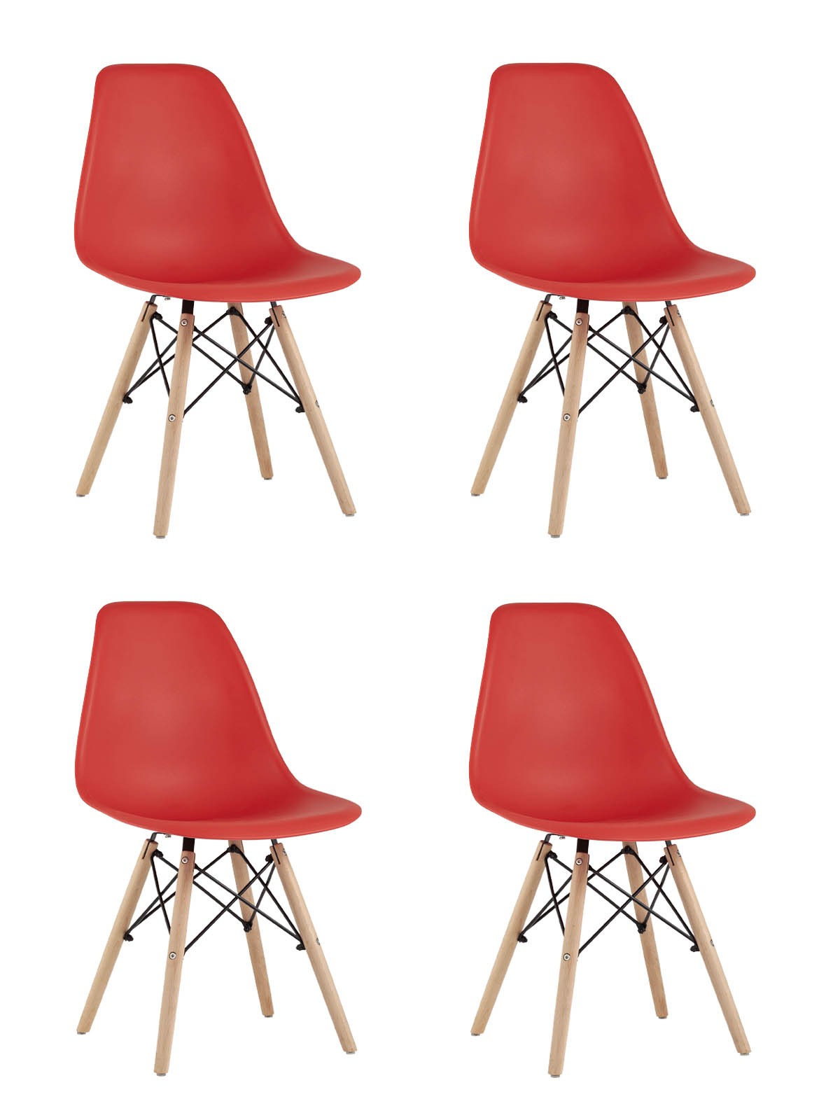 Обеденный стул Stool Group Style DSW Y801 red X4