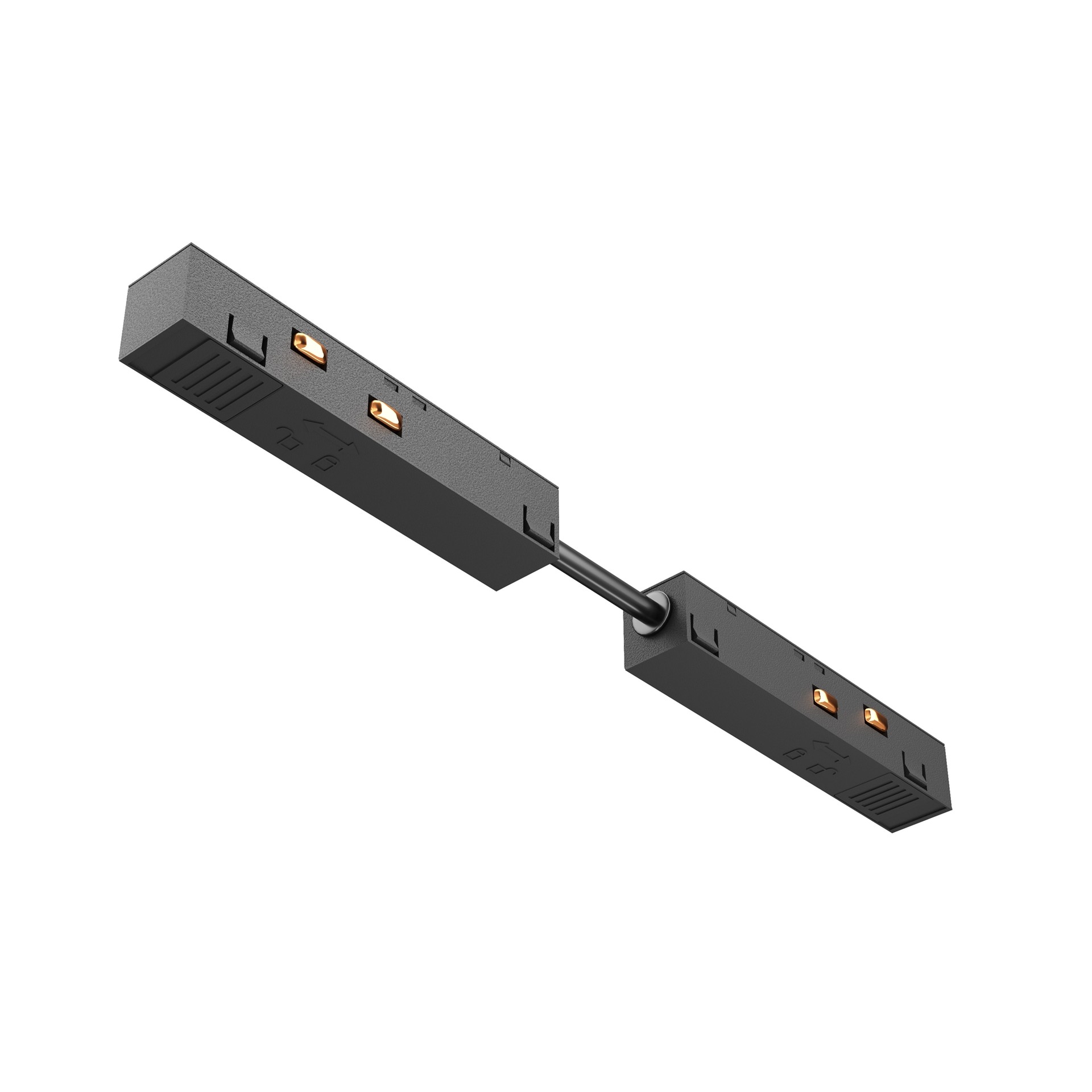 Коннектор питания прямой гибкий 5см Maytoni Exility TRA034CPC-42B-5