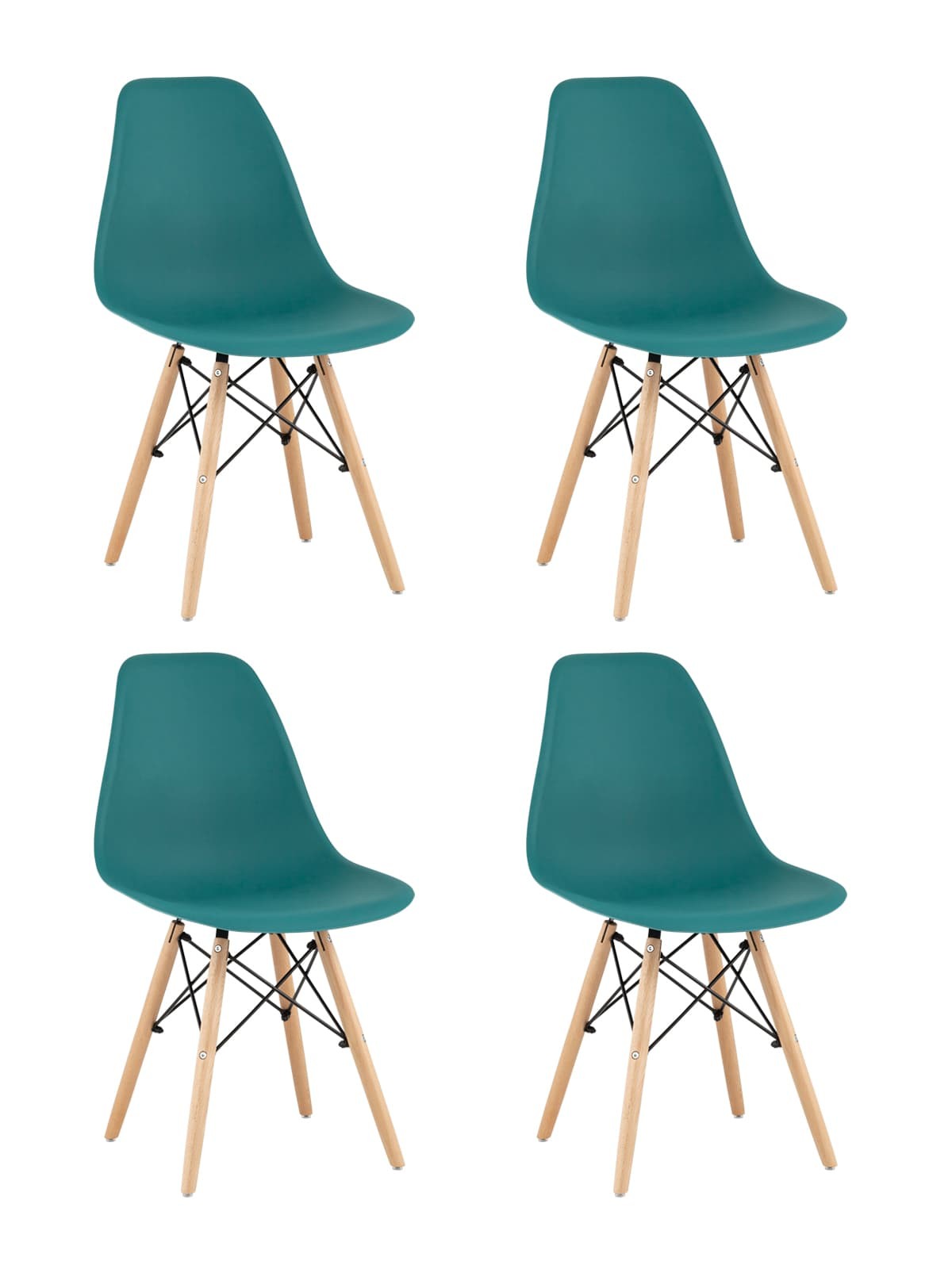 Комплект стульев Stool Group Style DSW Y801 dark green X4