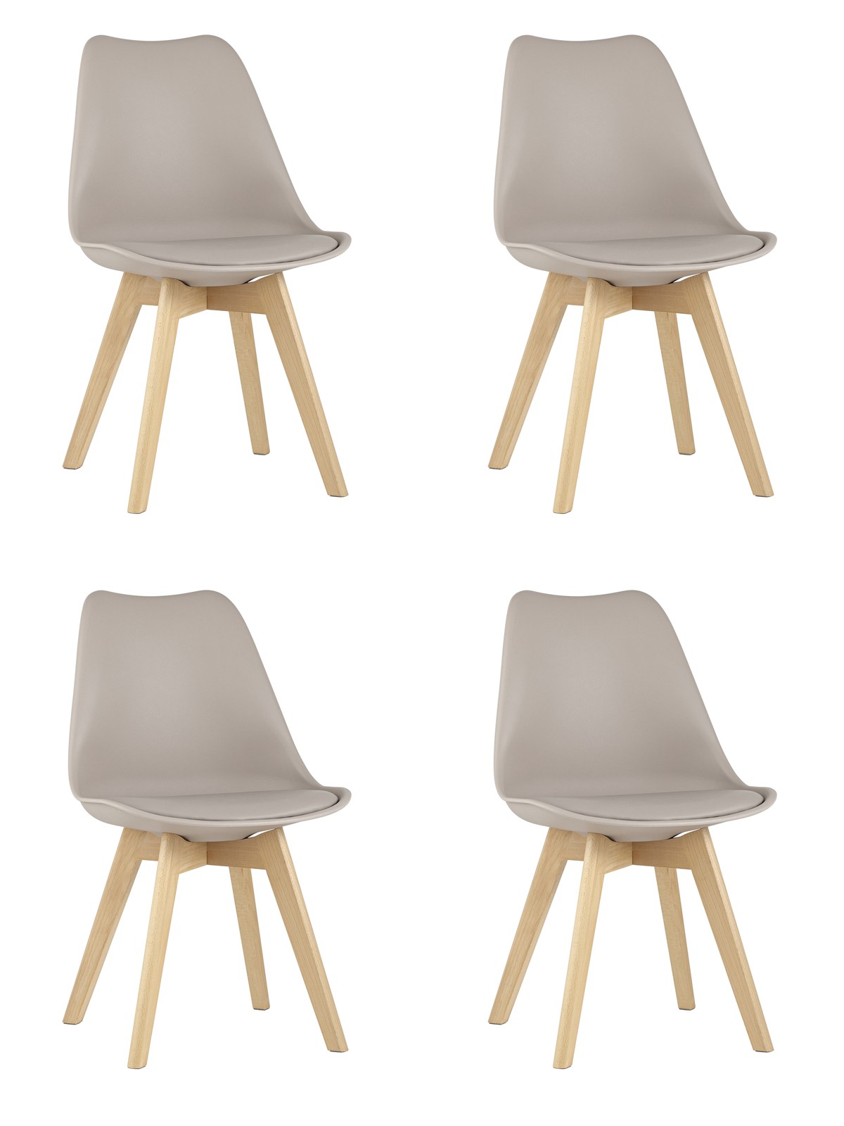 Комплект стульев Stool Group Frankfurt Y863-V seat beige X4