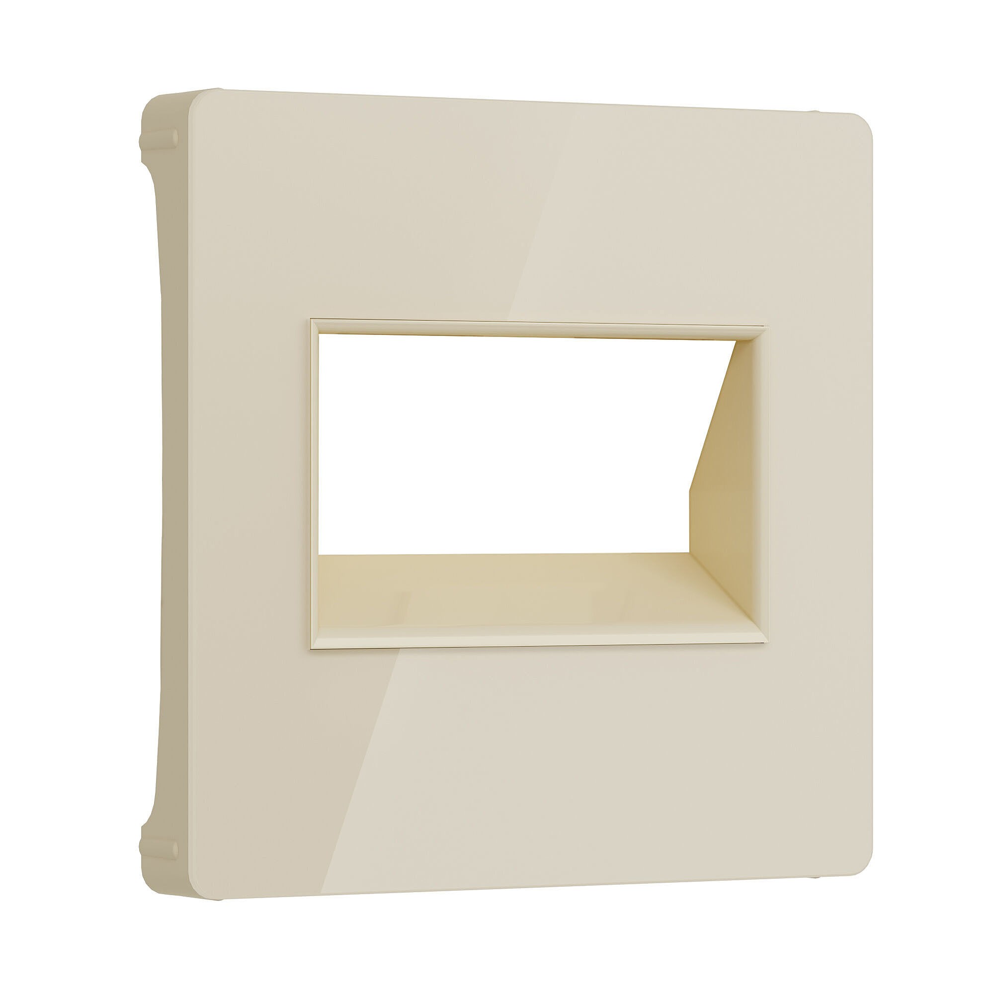 Накладка на механизм Werkel W1191143/ Накладка для двойной розетки Еthernet RJ-45 (айвори акрил)