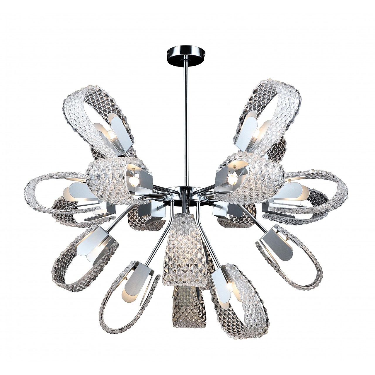 Потолочная люстра IMEX Lafleur MD.2375-19-S-CH+BK