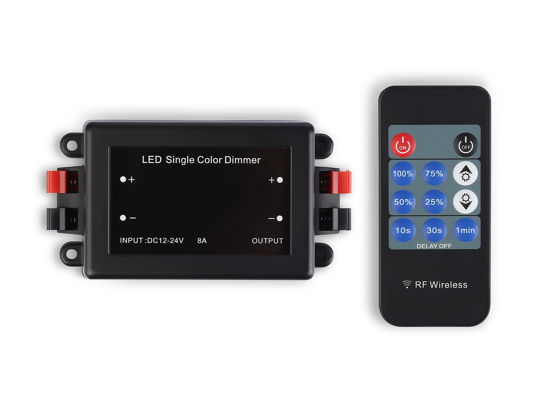 Контроллер диммер для одноцветных светодиодных лент с радио пультом Ambrella LED Strip GS11001