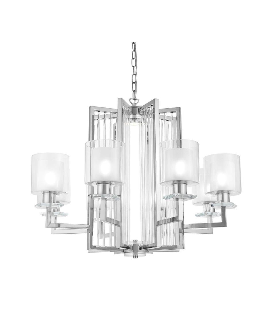 Подвесная люстра Lumina Deco Manhattan LDP 8012-8 CHR
