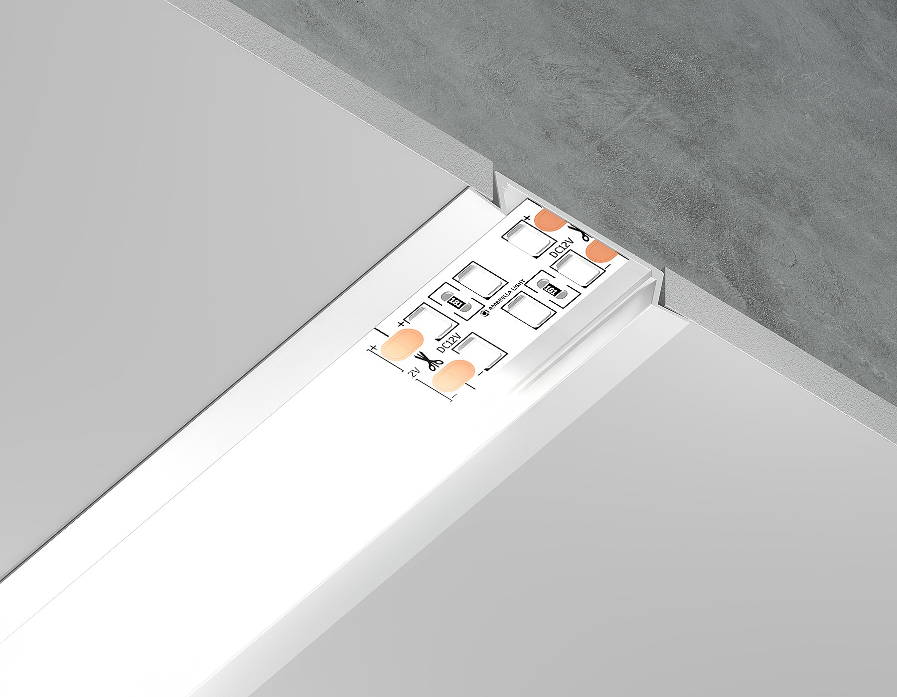Профиль Ambrella Illumination GP1100WH