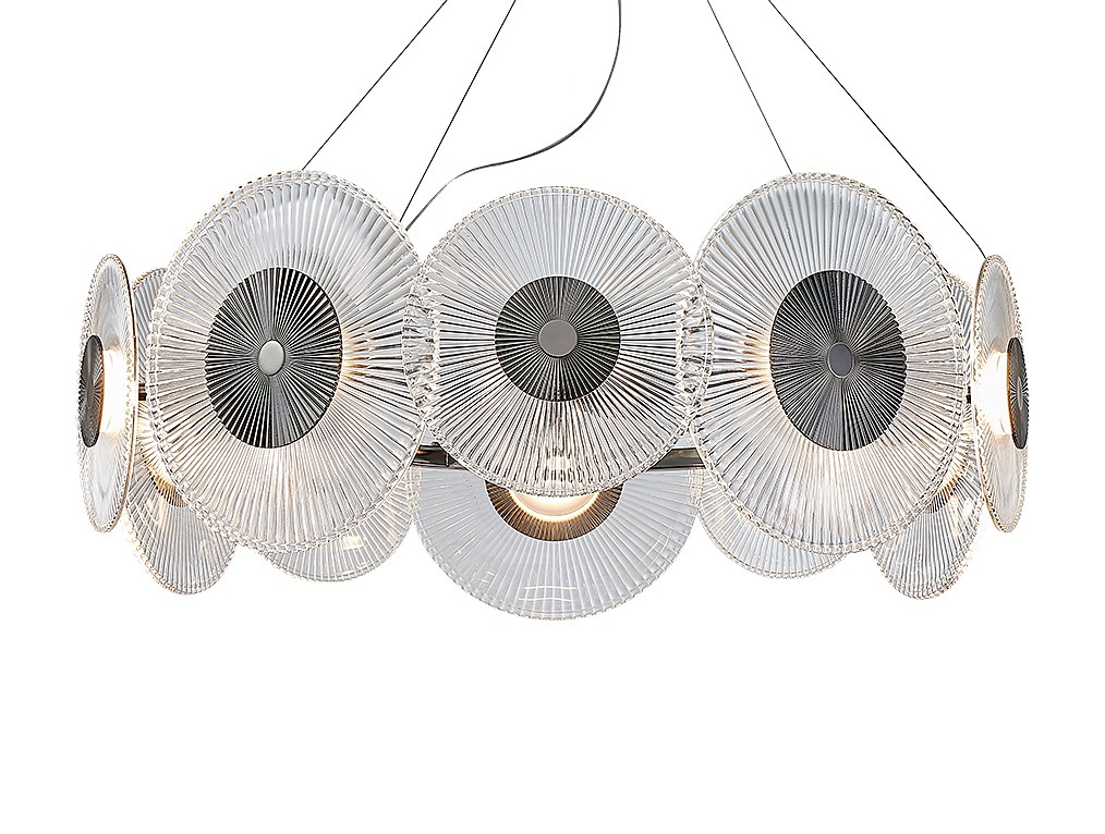 Подвесная люстра Newport 4540 4548+2/S black glossy