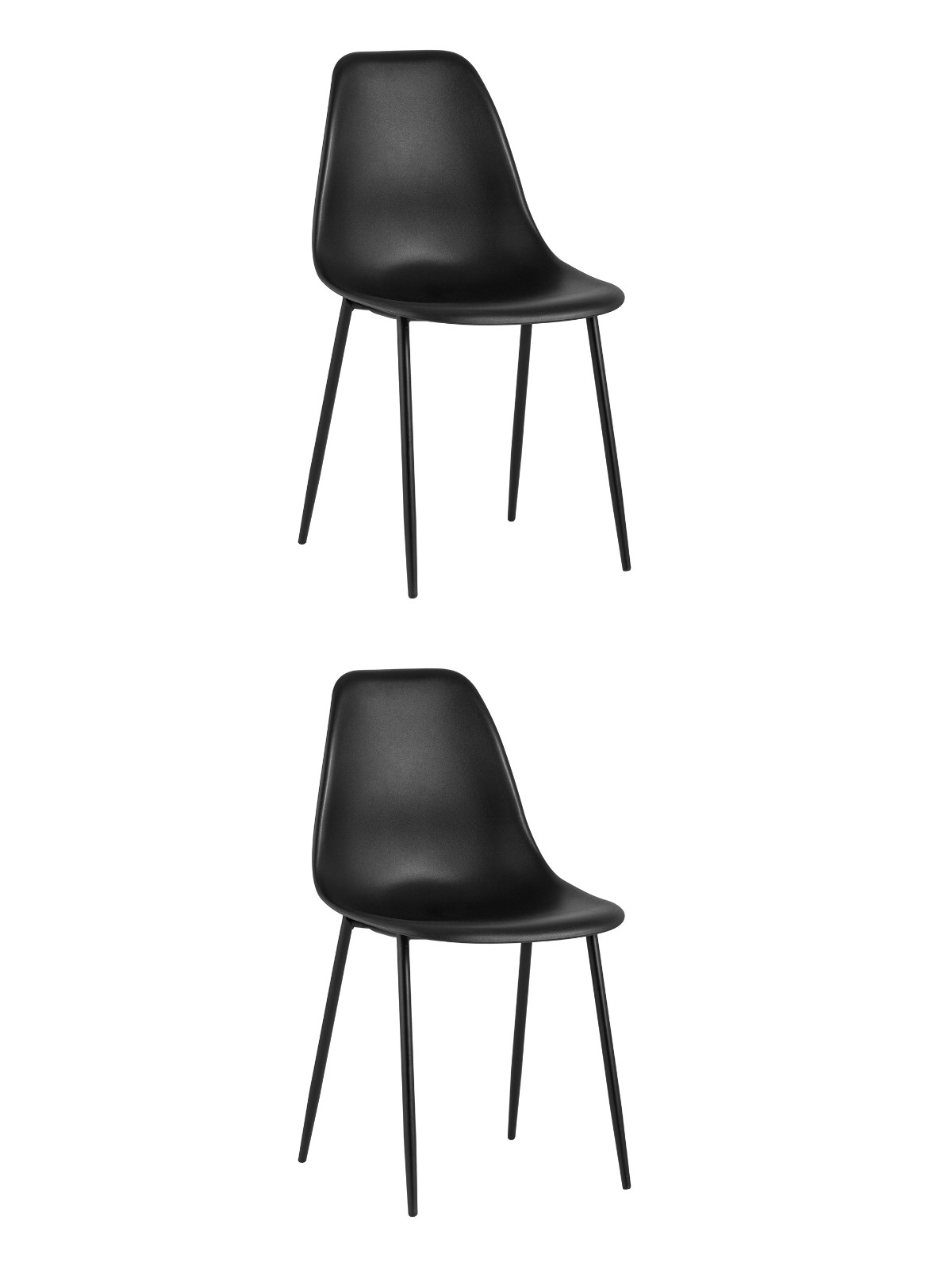 Комплект стульев Stool Group Kon KONWIN CHAIR BLACK X2