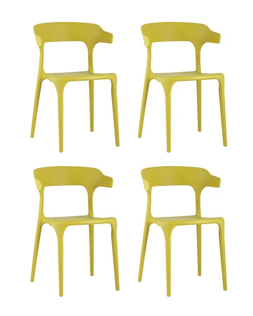 Комплект стульев Stool Group Neo SL-7082 yellow 90208 BOX