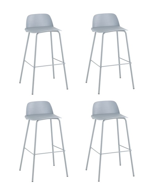 Комплект стульев Stool Group Mist 8063T 75 blue 107 BOX